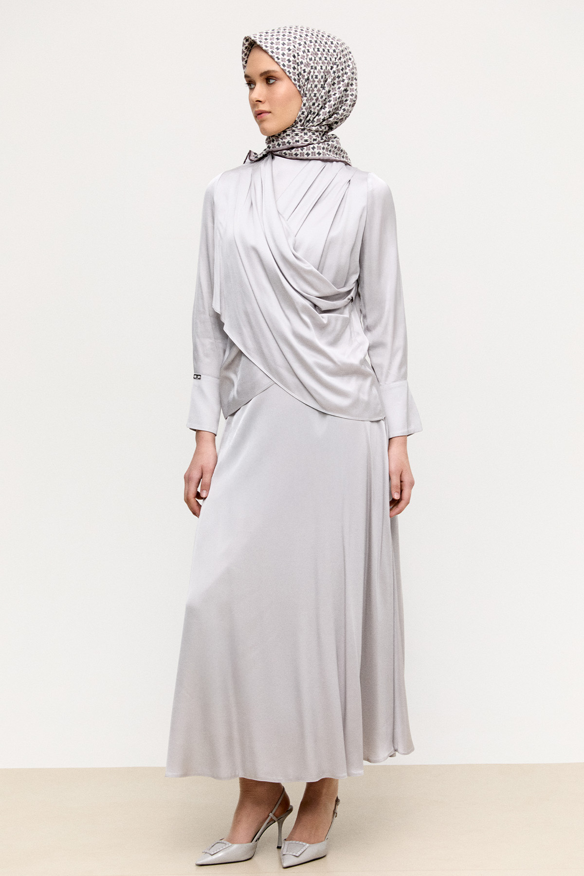 Anvelop Drapeli İkili Takım, Tesettür Giyim