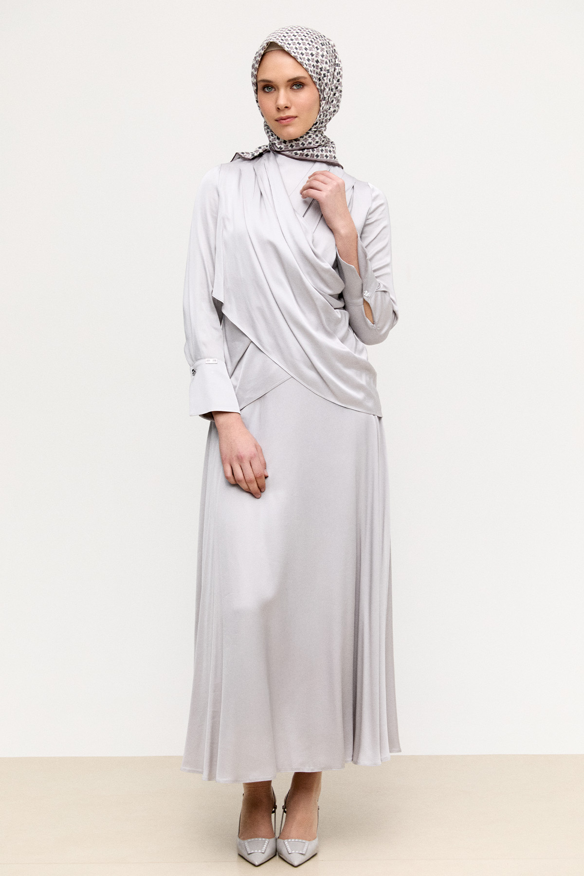 Anvelop Drapeli İkili Takım, Tesettür Giyim