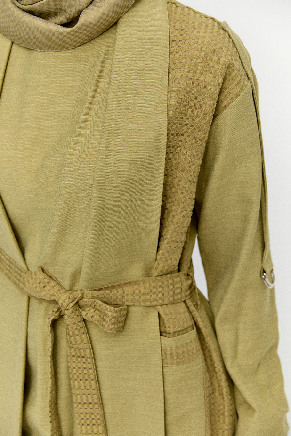 Şal Yakalı Twinset, Tesettür Giyim