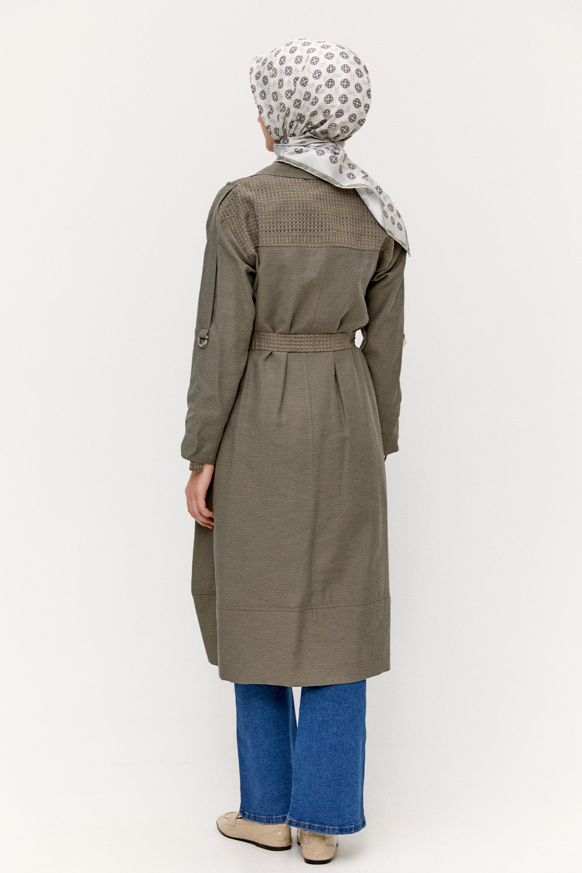 Şal Yakalı Twinset, Tesettür Giyim