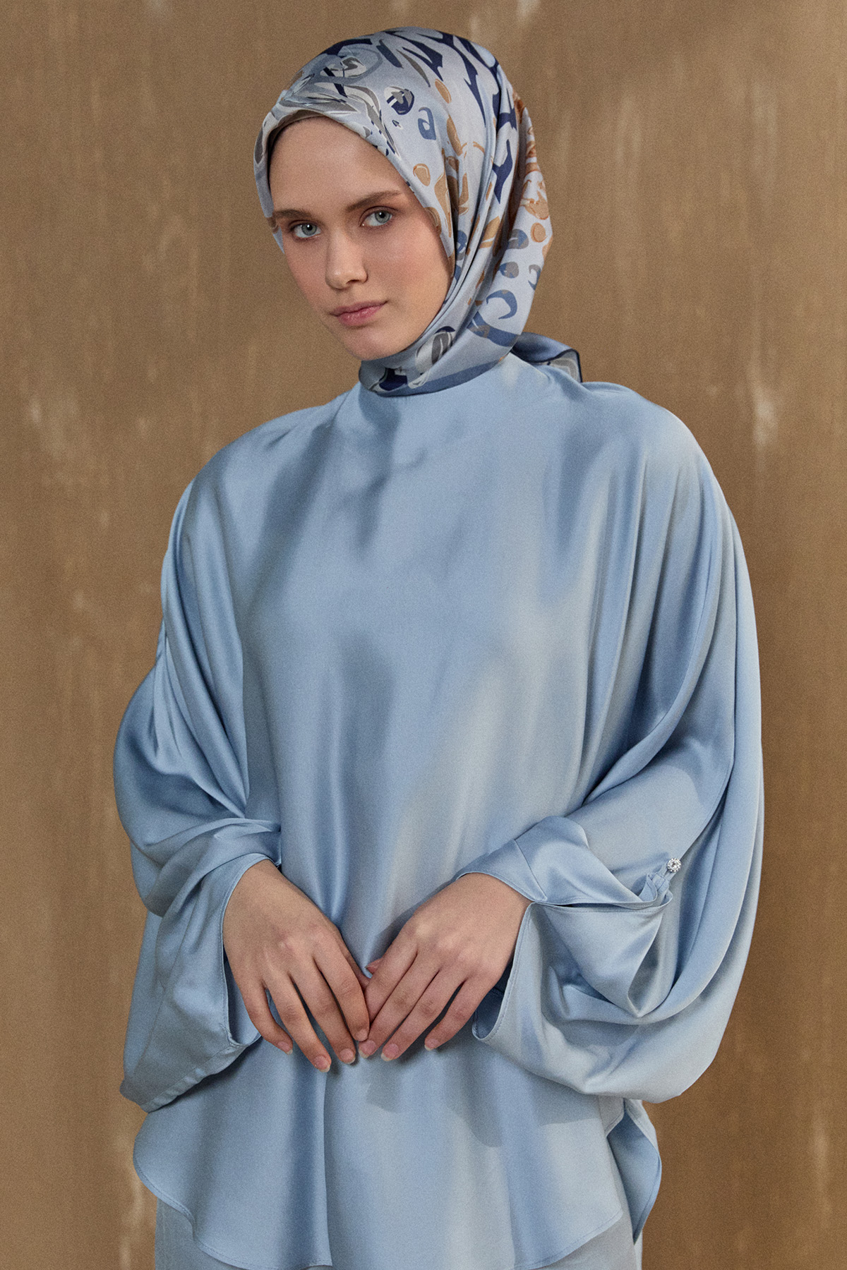 Yarasa Kesim Floş İkili Takım, Tesettür Giyim