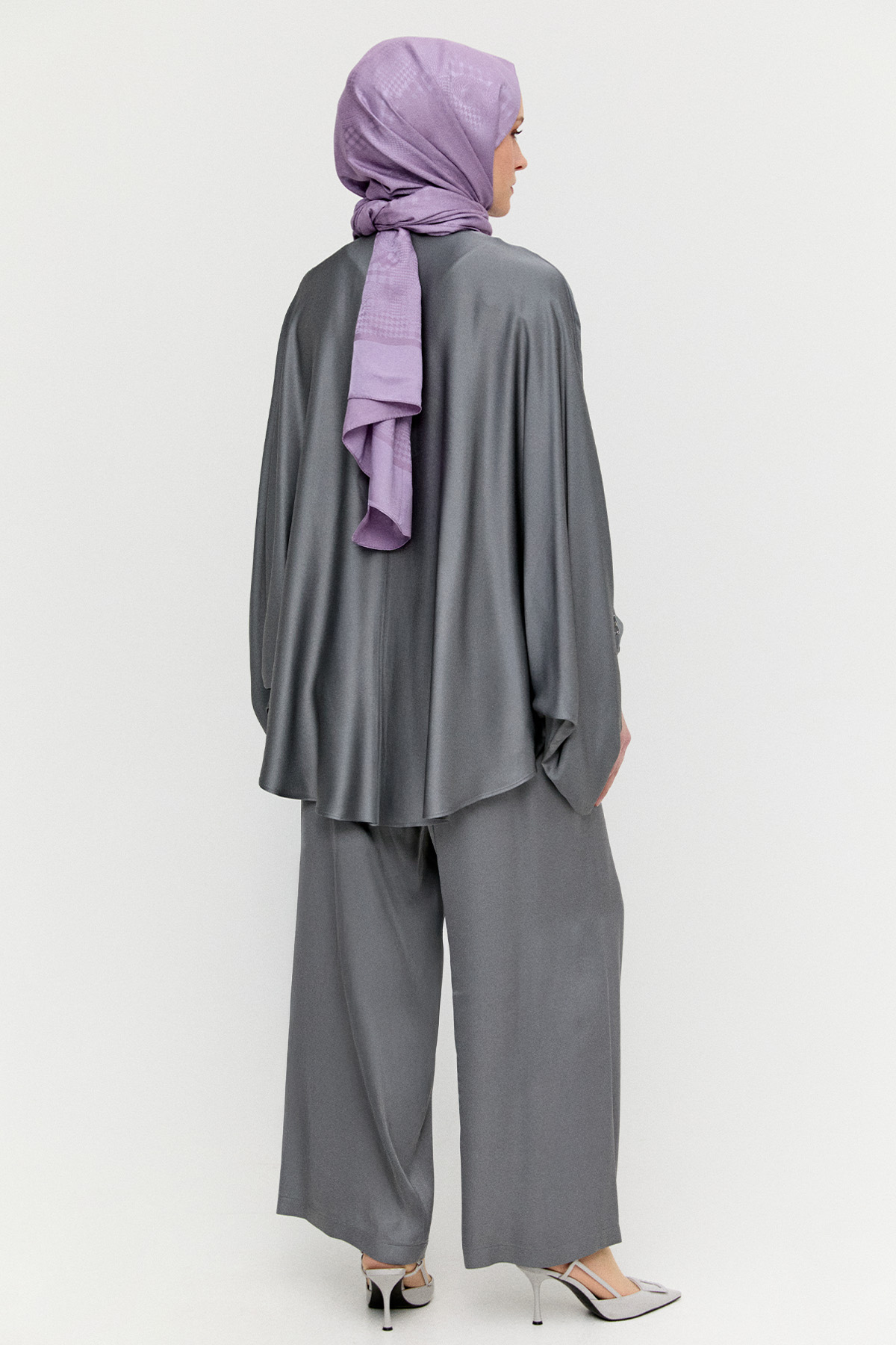 Yarasa Kesim Floş İkili Takım, Tesettür Giyim