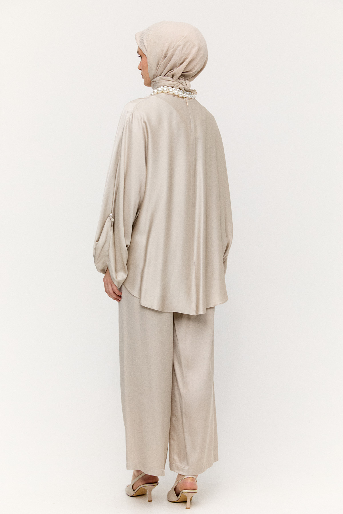 Yarasa Kesim Floş İkili Takım, Tesettür Giyim