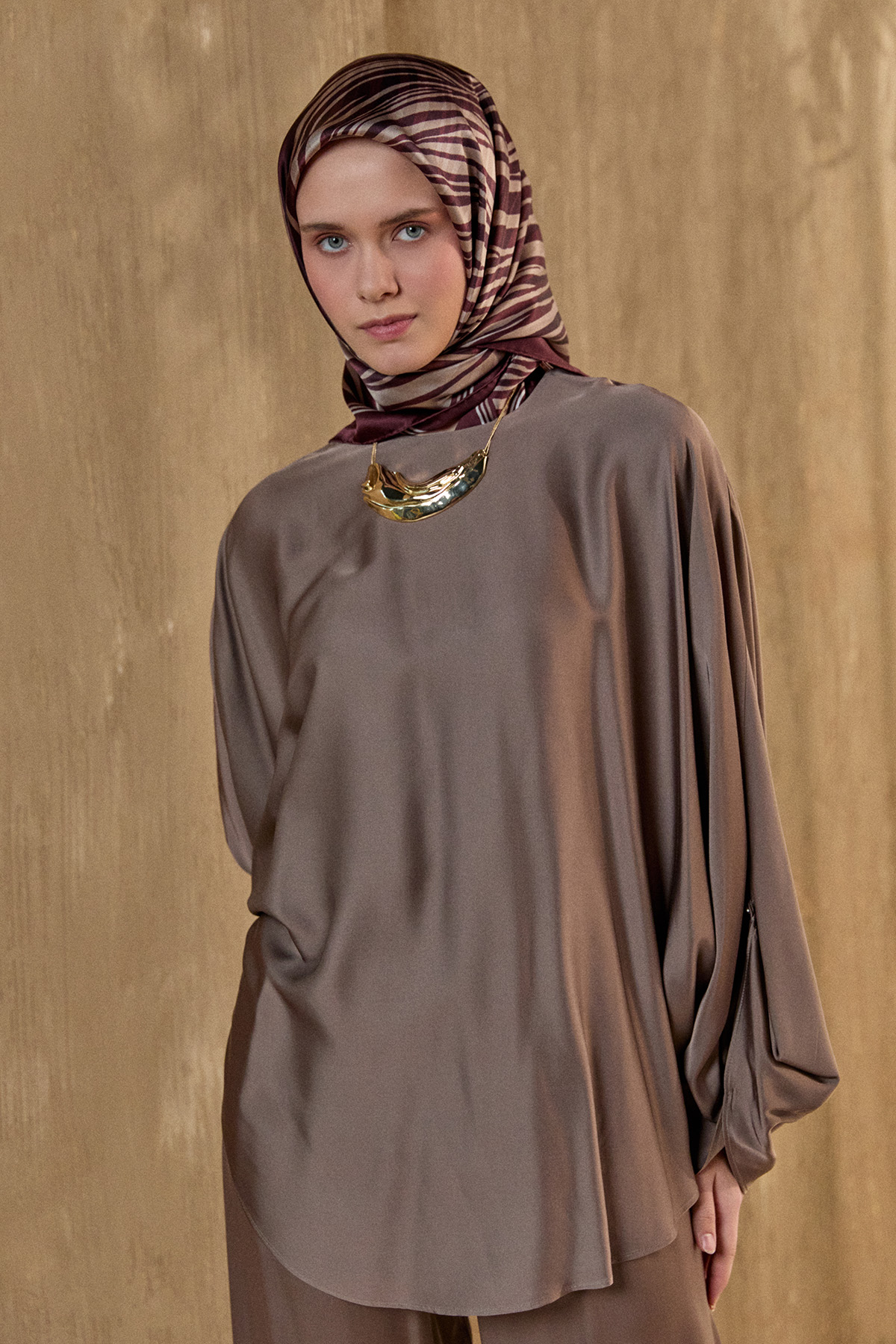 Yarasa Kesim Floş İkili Takım, Tesettür Giyim