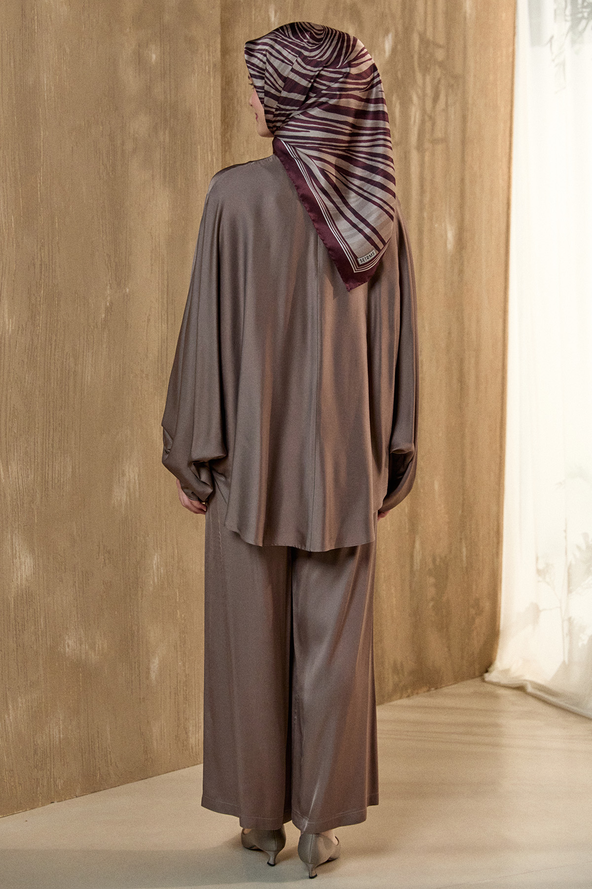 Yarasa Kesim Floş İkili Takım, Tesettür Giyim