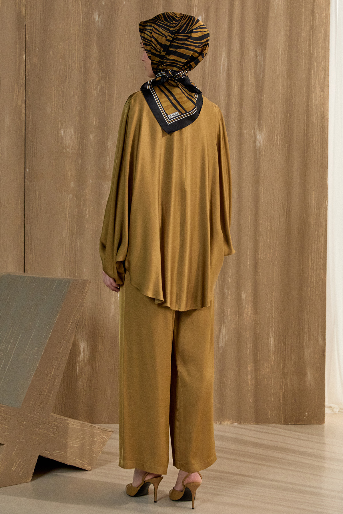 Yarasa Kesim Floş İkili Takım, Tesettür Giyim