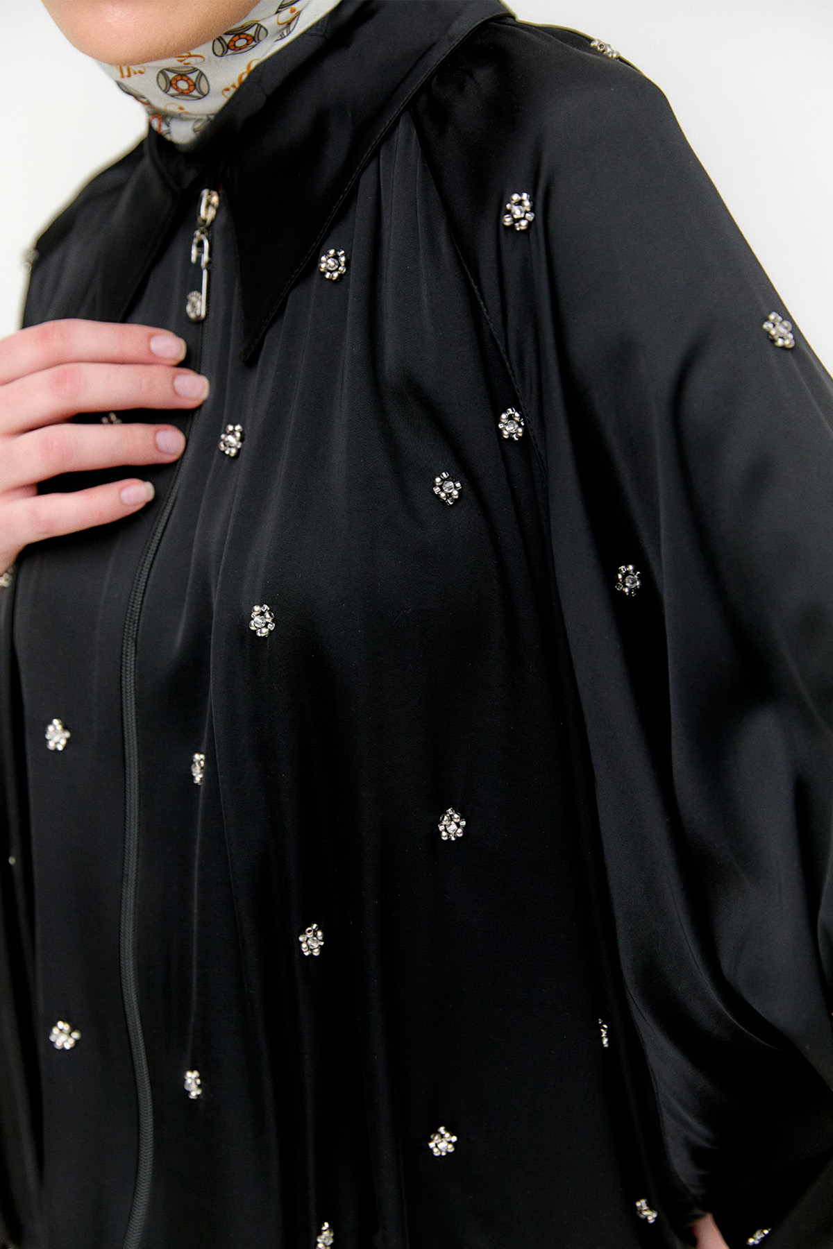 Taş Detaylı İkili Takım, Tesettür Giyim