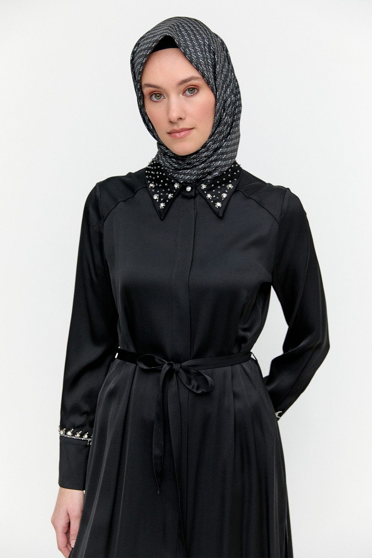 Saten Uzun İkili Takım, Tesettür Giyim