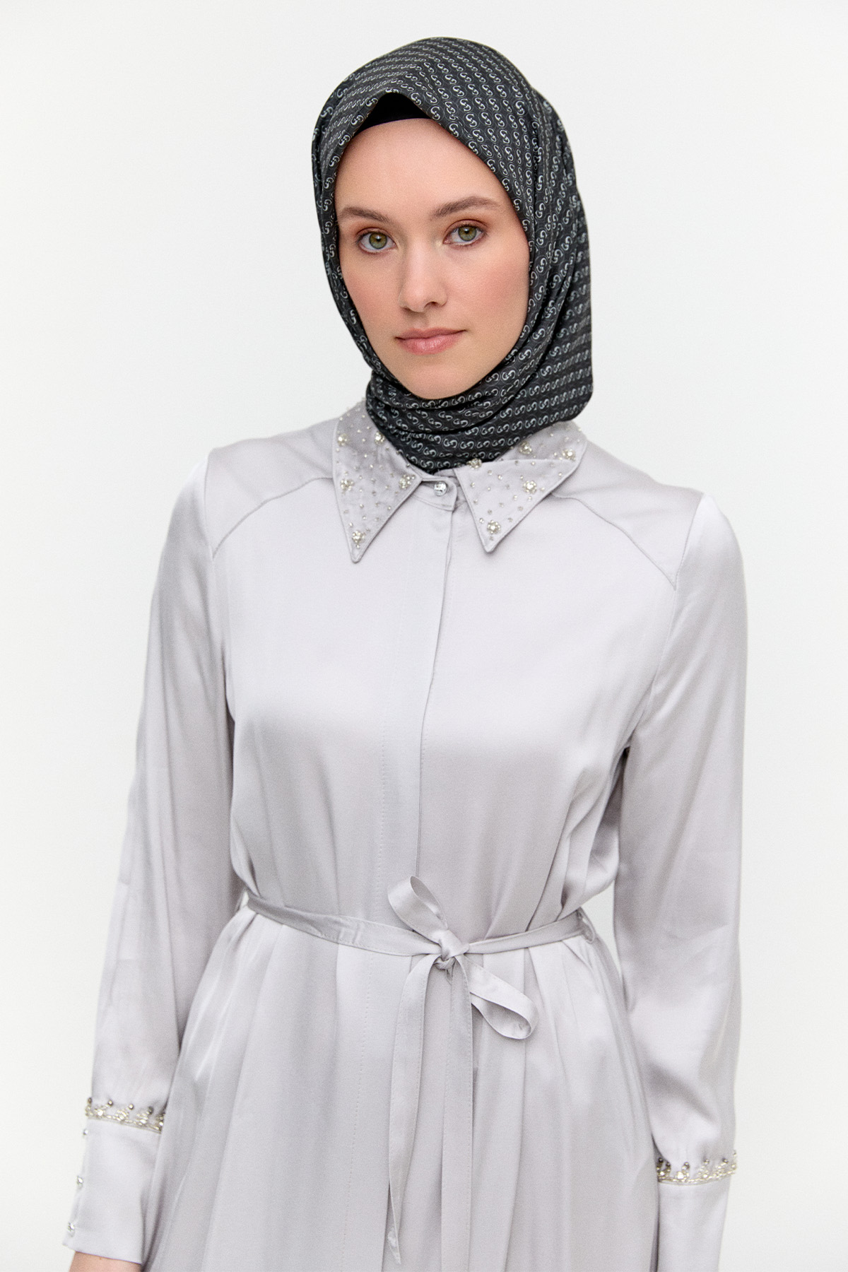 Saten Uzun İkili Takım, Tesettür Giyim