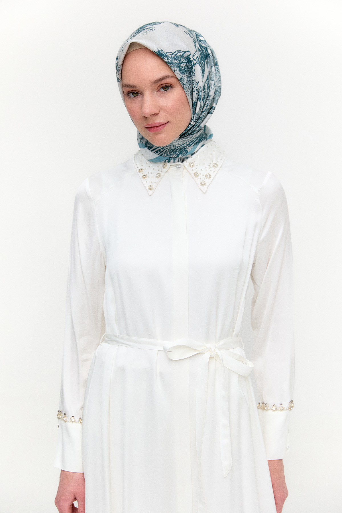 Saten Uzun İkili Takım, Tesettür Giyim