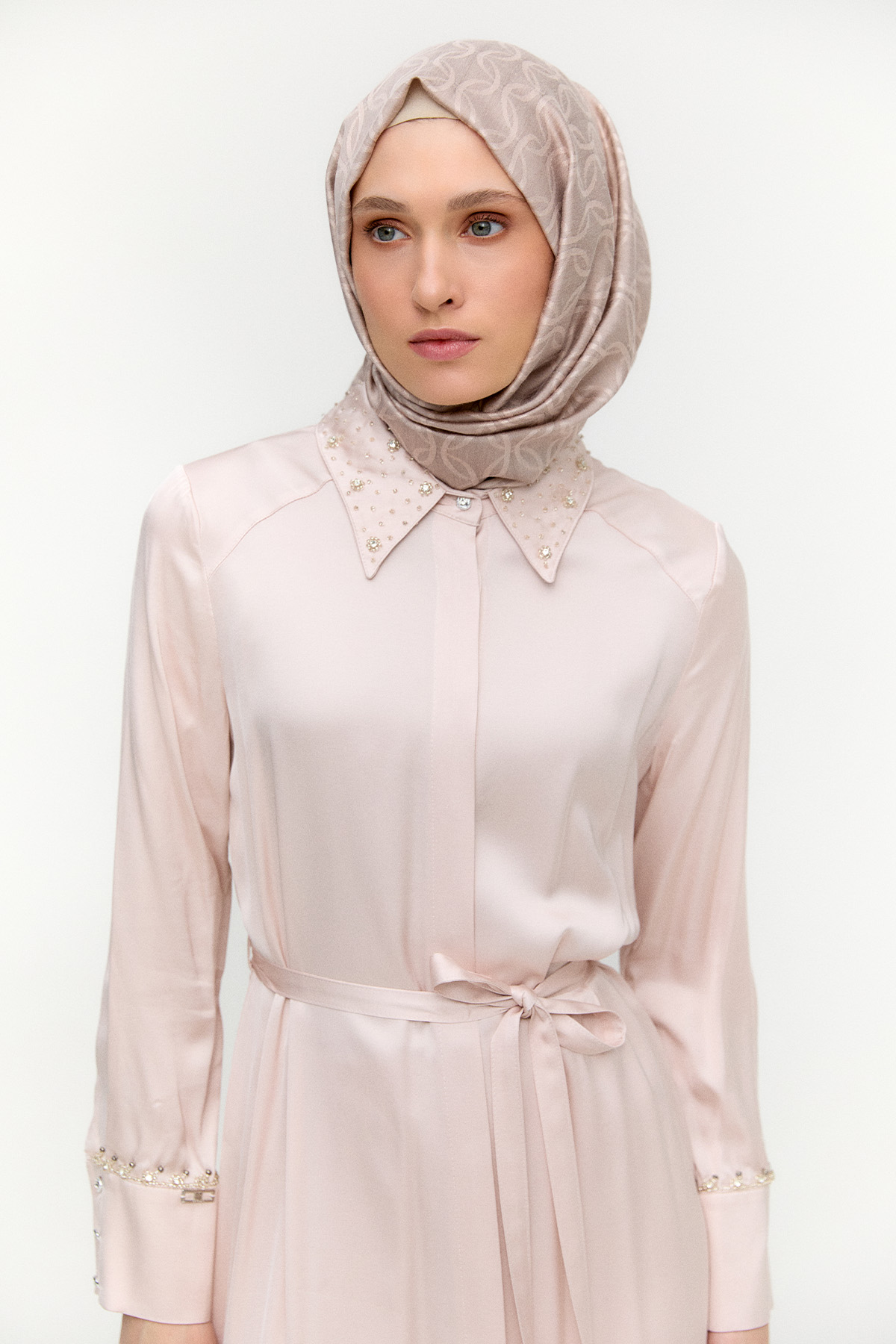 Saten Uzun İkili Takım, Tesettür Giyim