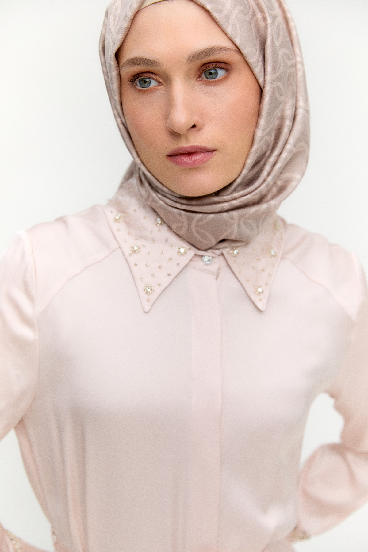 Saten Uzun İkili Takım, Tesettür Giyim