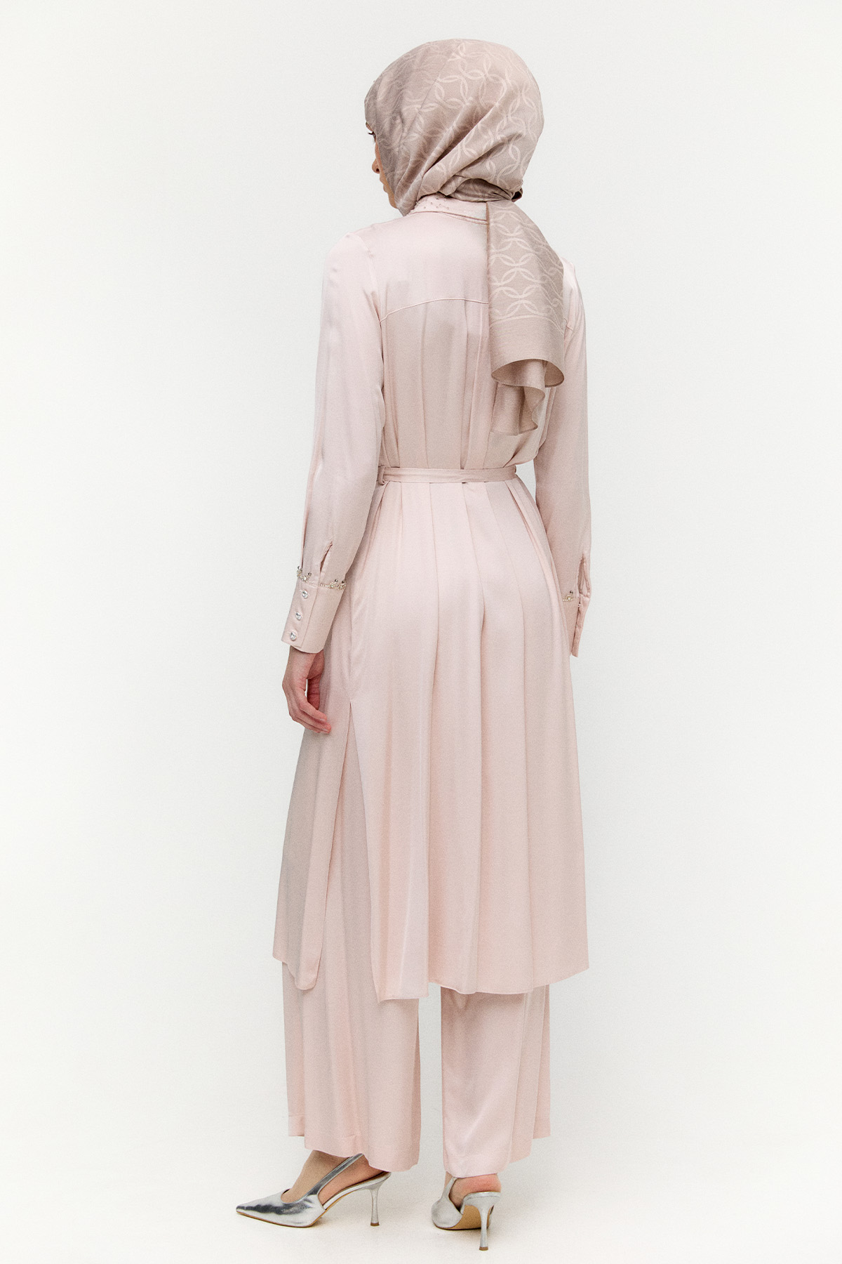 Saten Uzun İkili Takım, Tesettür Giyim