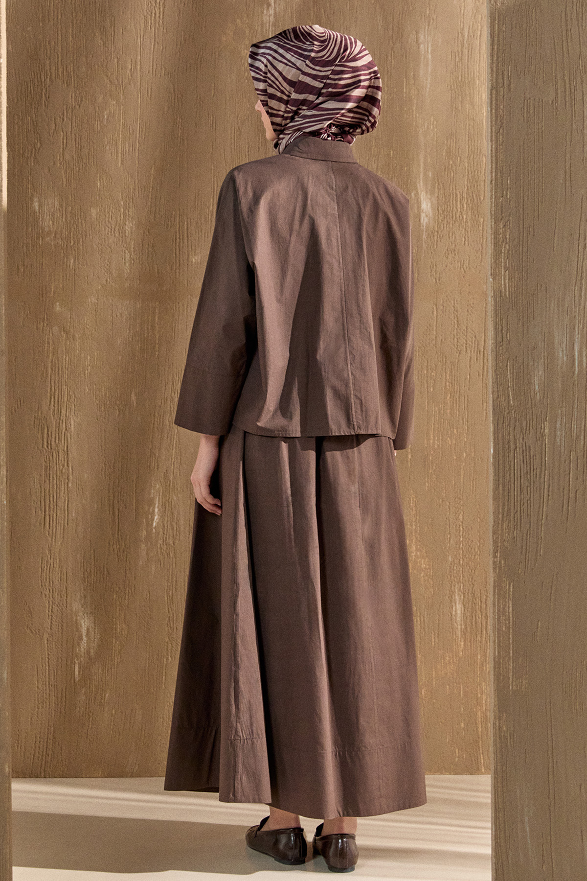 Nakış Detaylı Pamuklu Takım, Tesettür Giyim