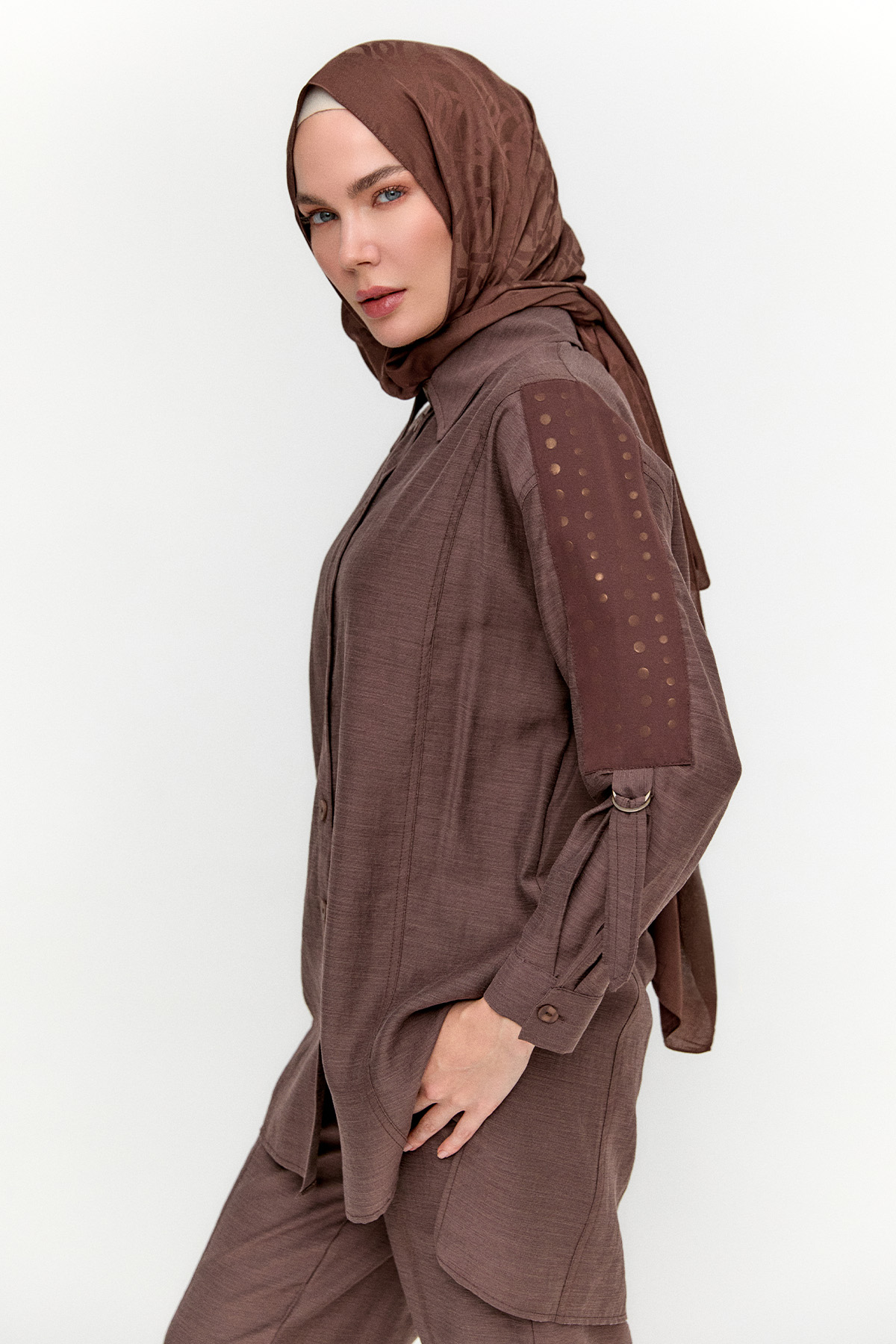 Pamuklu Oversize İkili Takım, Tesettür Giyim