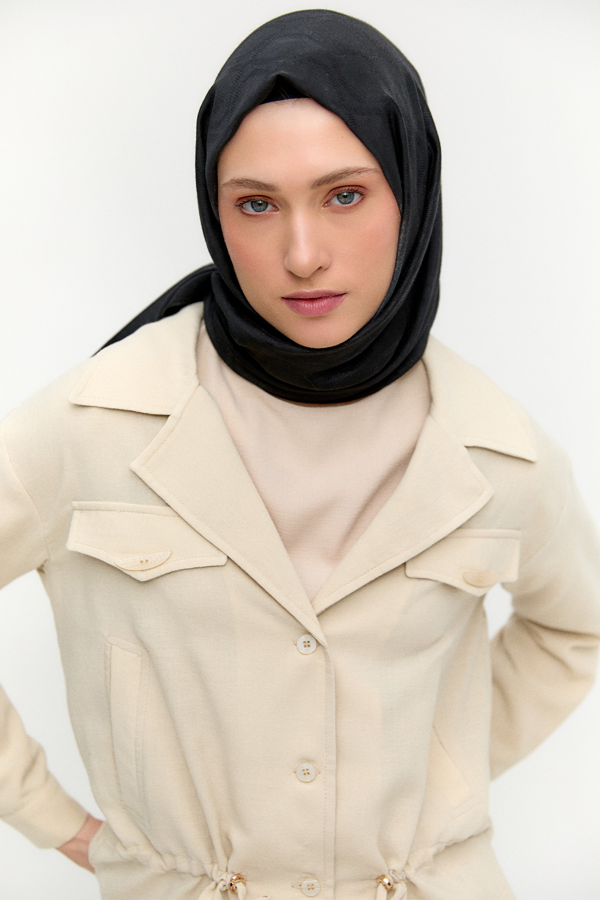 Nakışlı Payetli İkili Takım, Tesettür Giyim