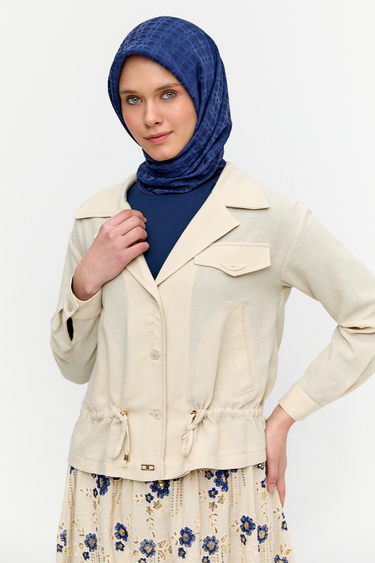 Nakışlı Payetli İkili Takım, Tesettür Giyim