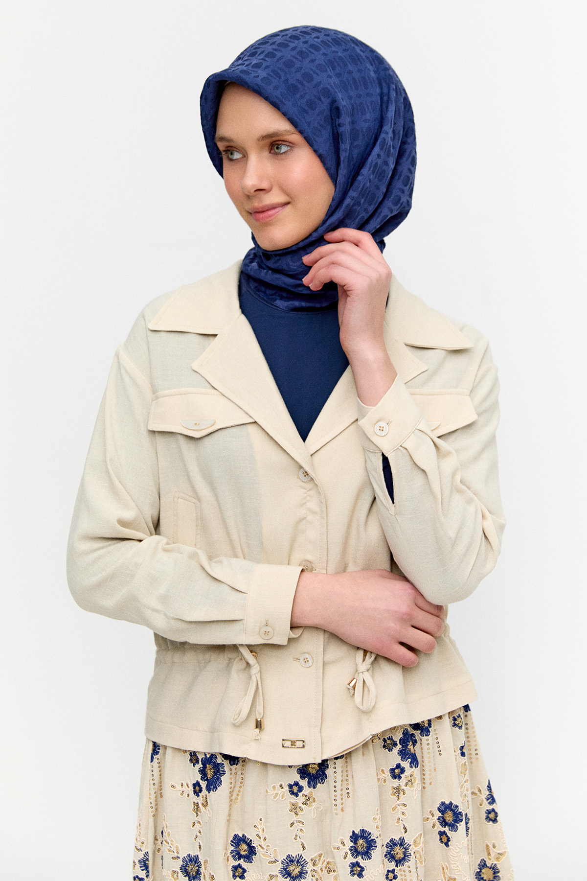 Nakışlı Payetli İkili Takım, Tesettür Giyim