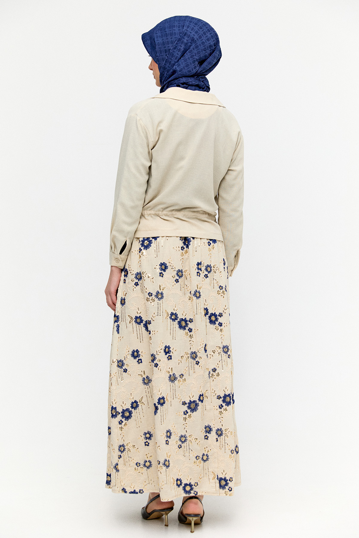 Nakışlı Payetli İkili Takım, Tesettür Giyim