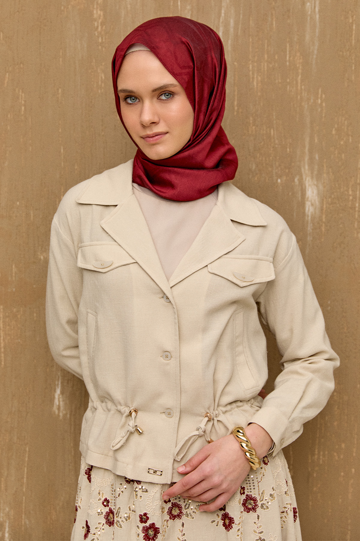 Nakışlı Payetli İkili Takım, Tesettür Giyim