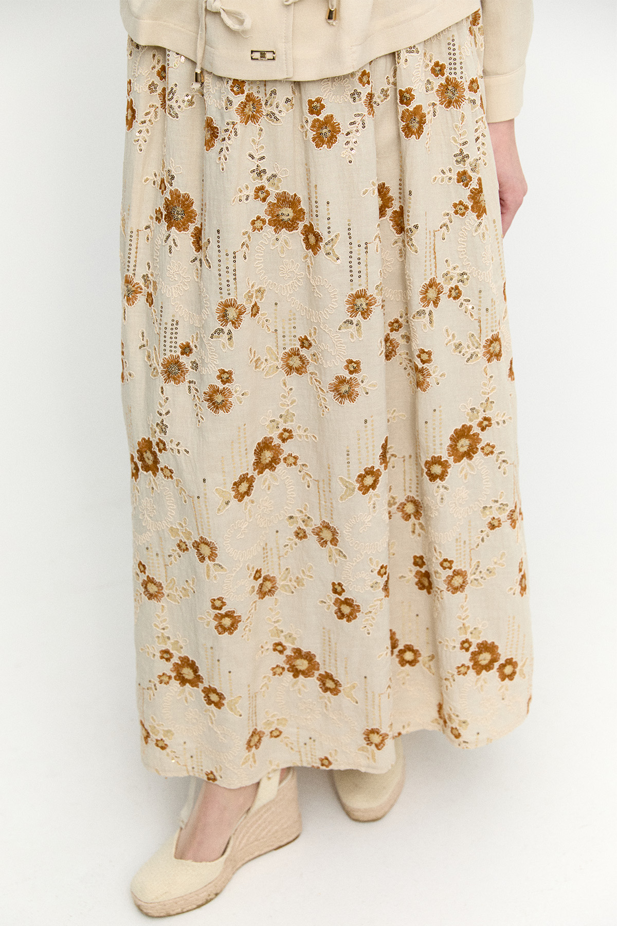 Nakışlı Payetli İkili Takım, Tesettür Giyim