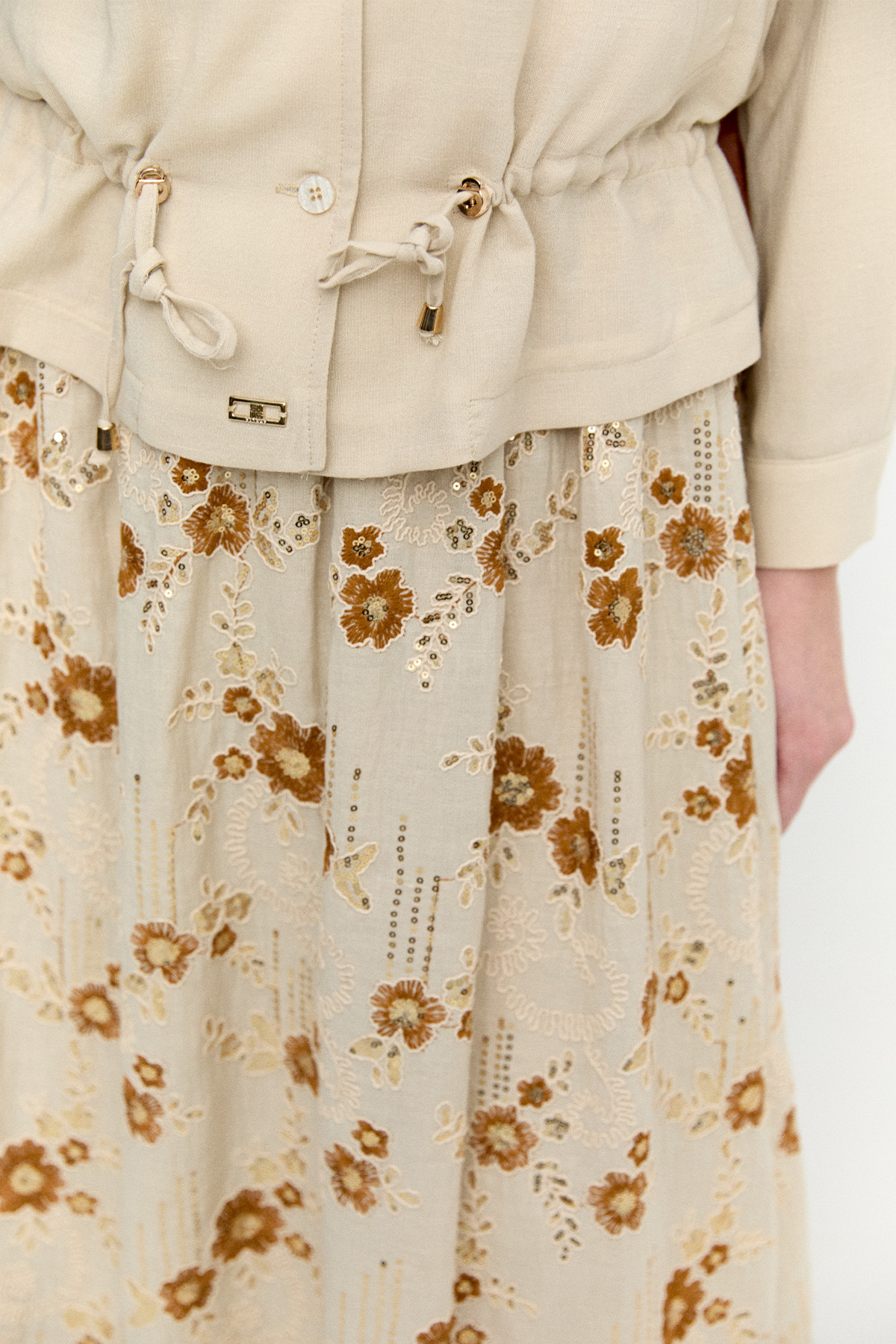 Nakışlı Payetli İkili Takım, Tesettür Giyim