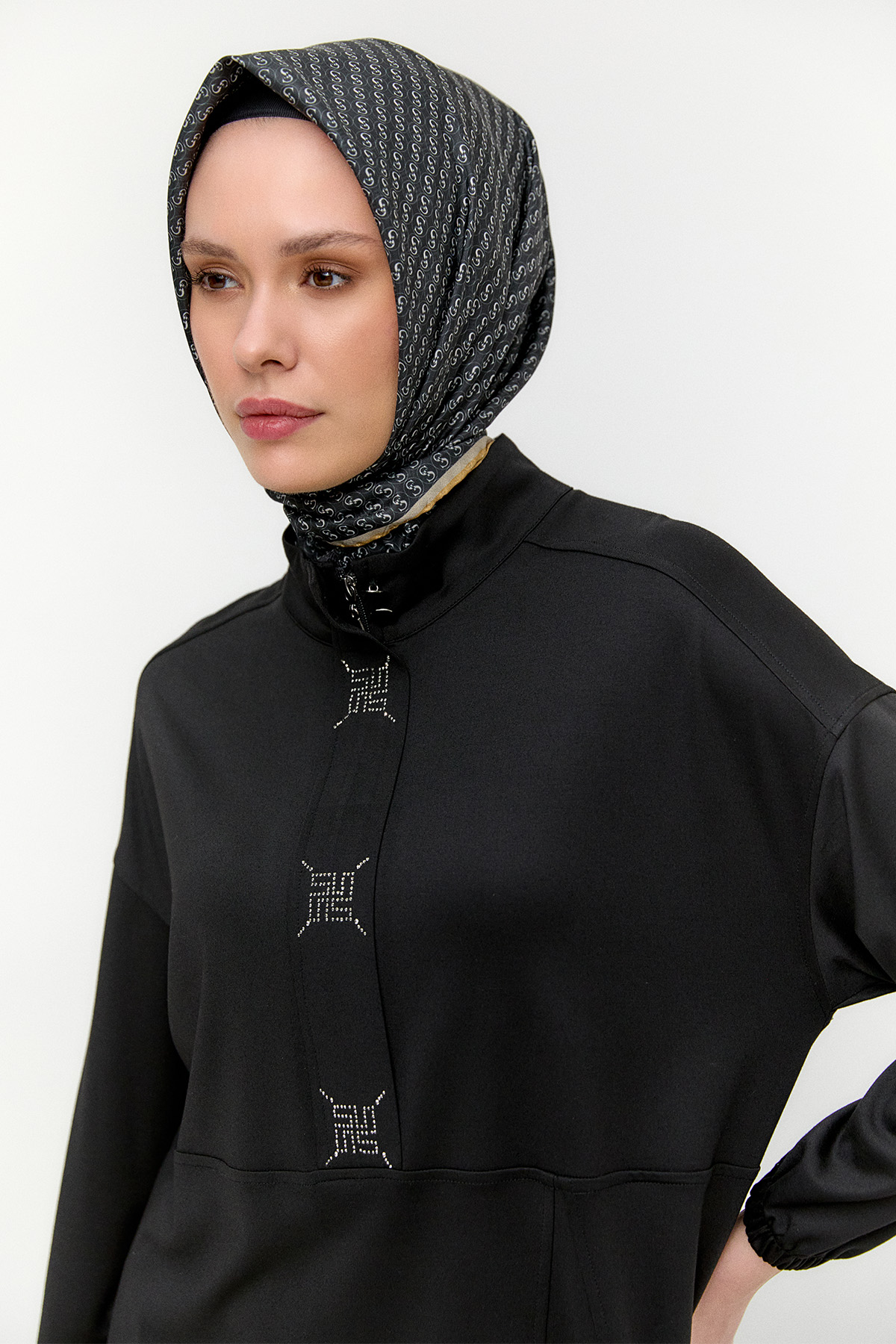 Hotfix Baskılı İkili Spor Takım, Tesettür Giyim