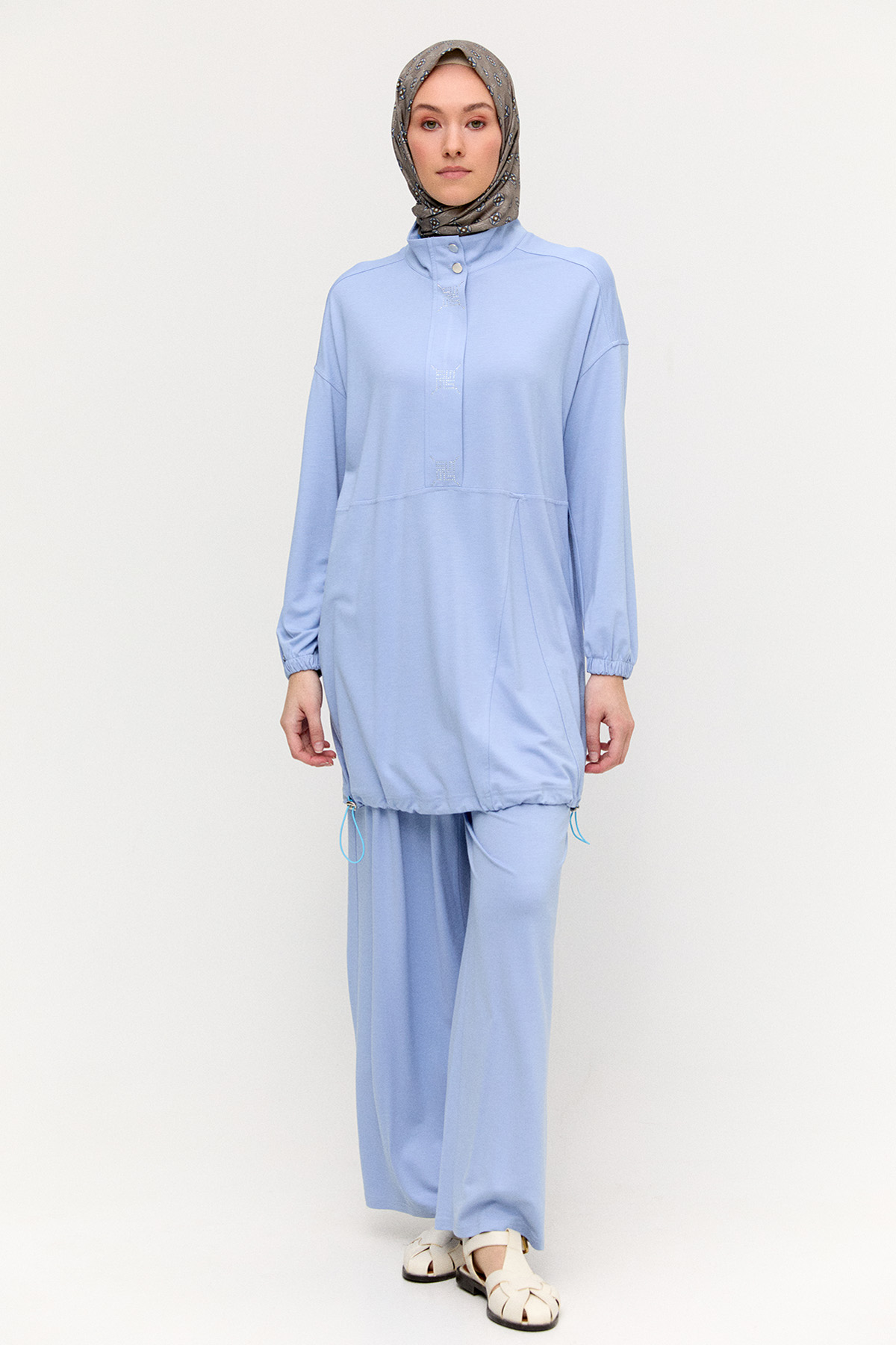 Hotfix Baskılı İkili Spor Takım, Tesettür Giyim