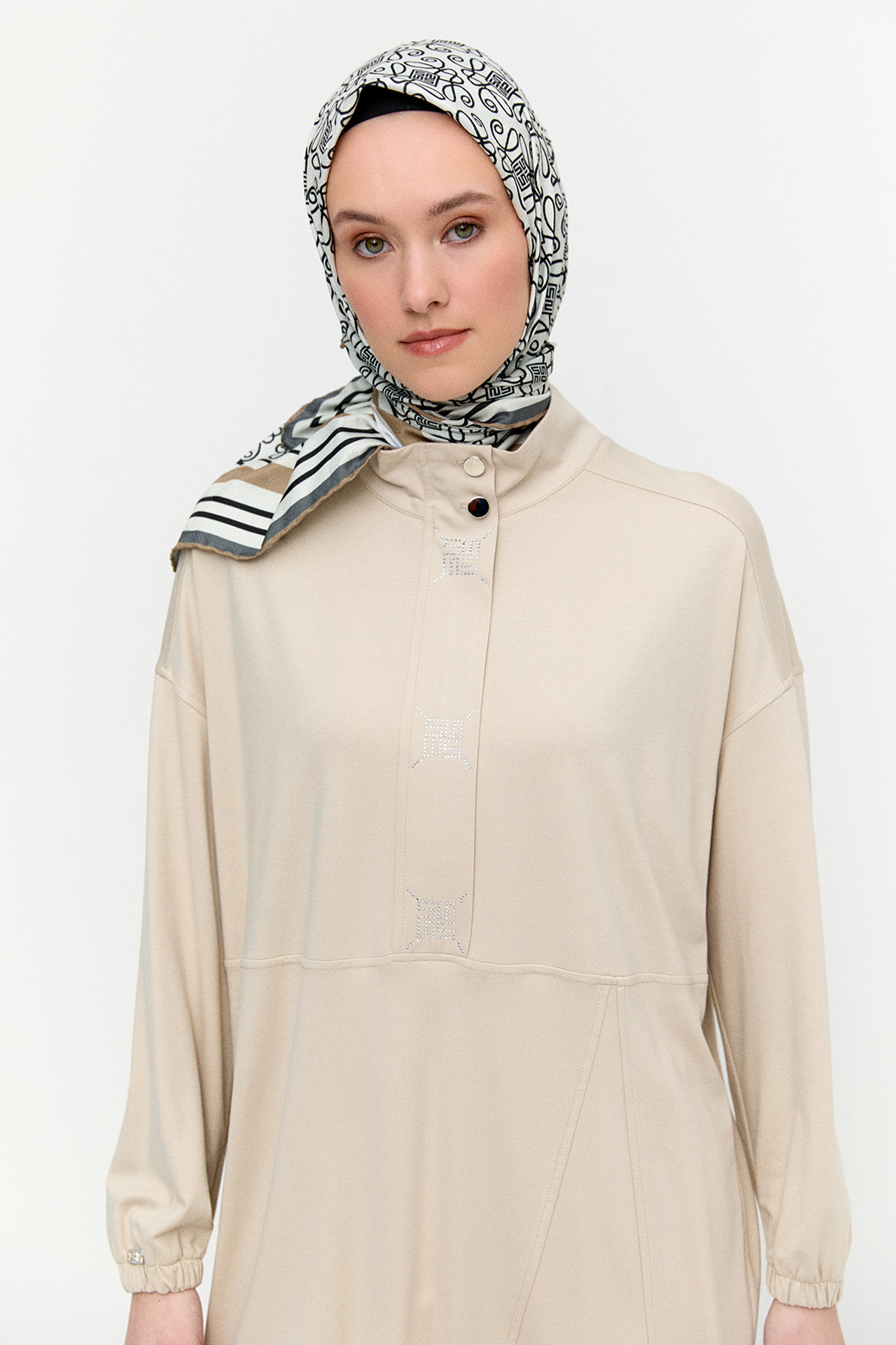 Hotfix Baskılı İkili Spor Takım, Tesettür Giyim