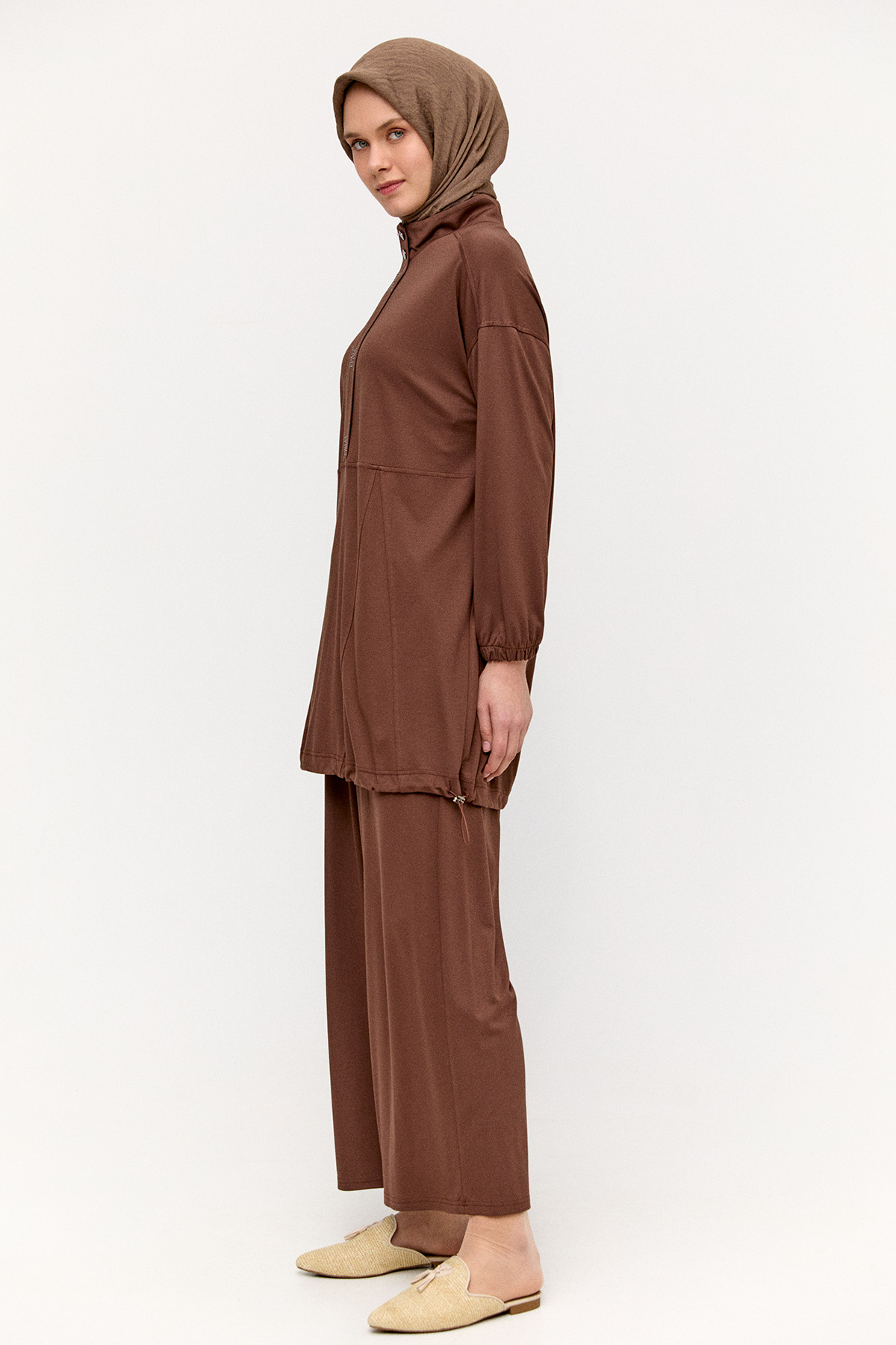 Hotfix Baskılı İkili Spor Takım, Tesettür Giyim