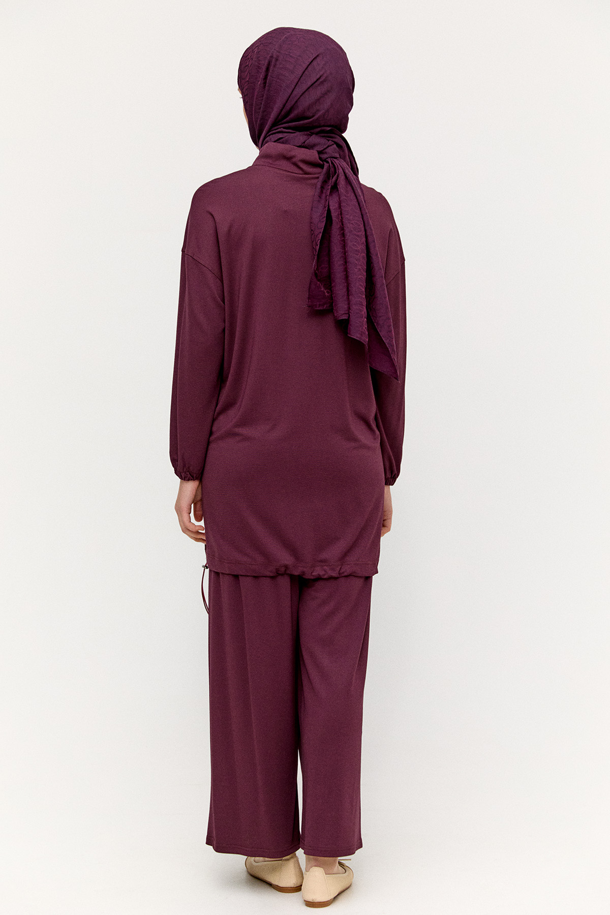 Hotfix Baskılı İkili Spor Takım, Tesettür Giyim