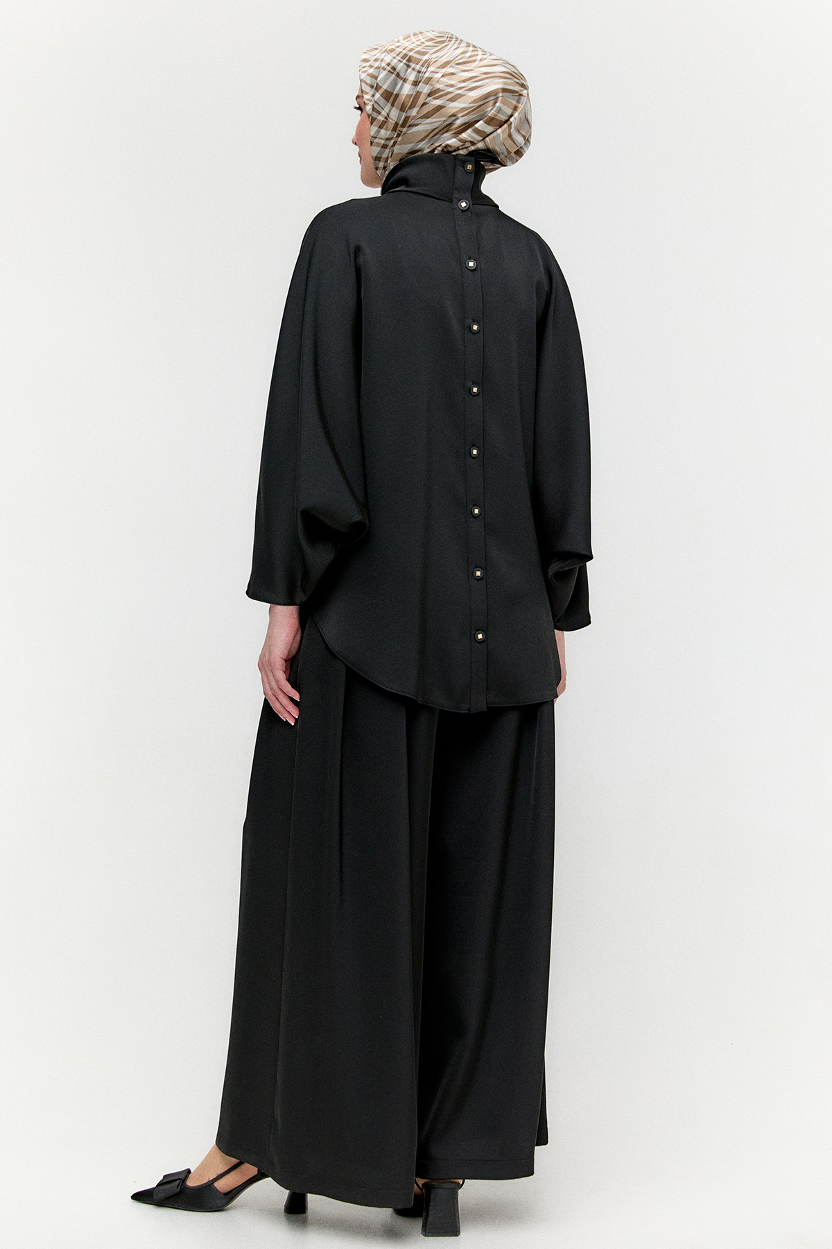 Saten Pilikaşe İkili Takım, Tesettür Giyim