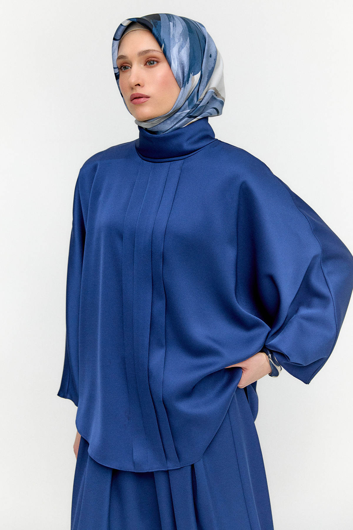 Saten Pilikaşe İkili Takım, Tesettür Giyim