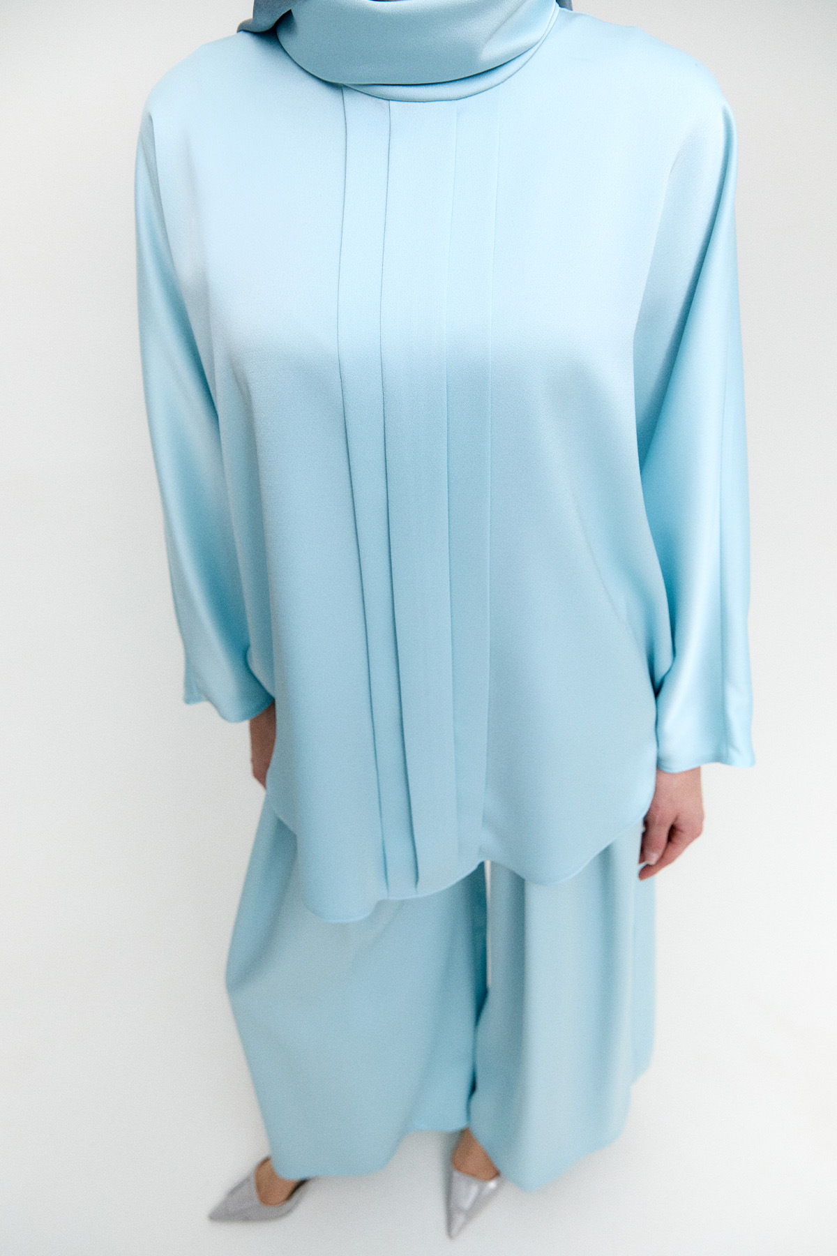 Saten Pilikaşe İkili Takım, Tesettür Giyim