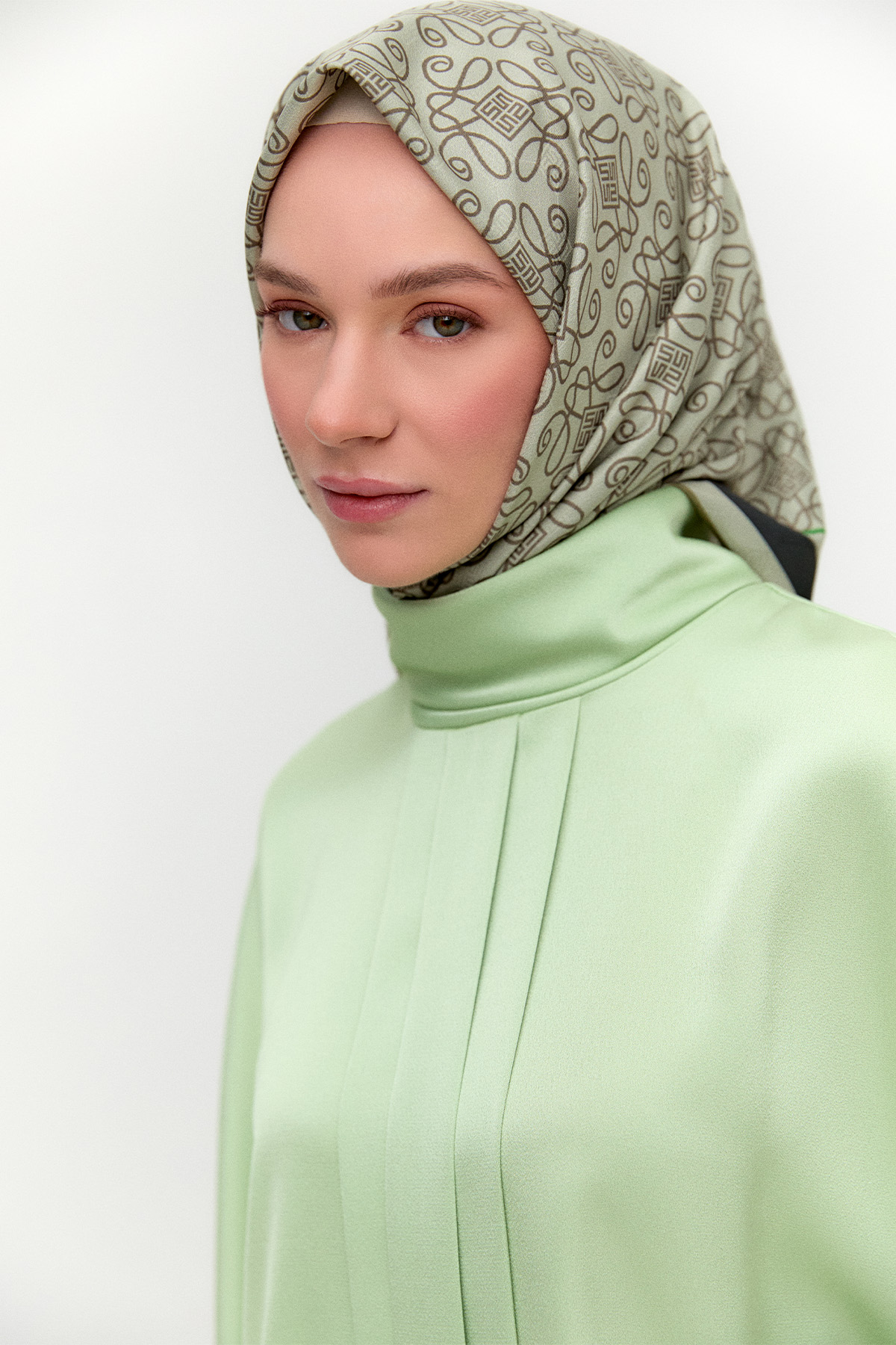 Saten Pilikaşe İkili Takım, Tesettür Giyim