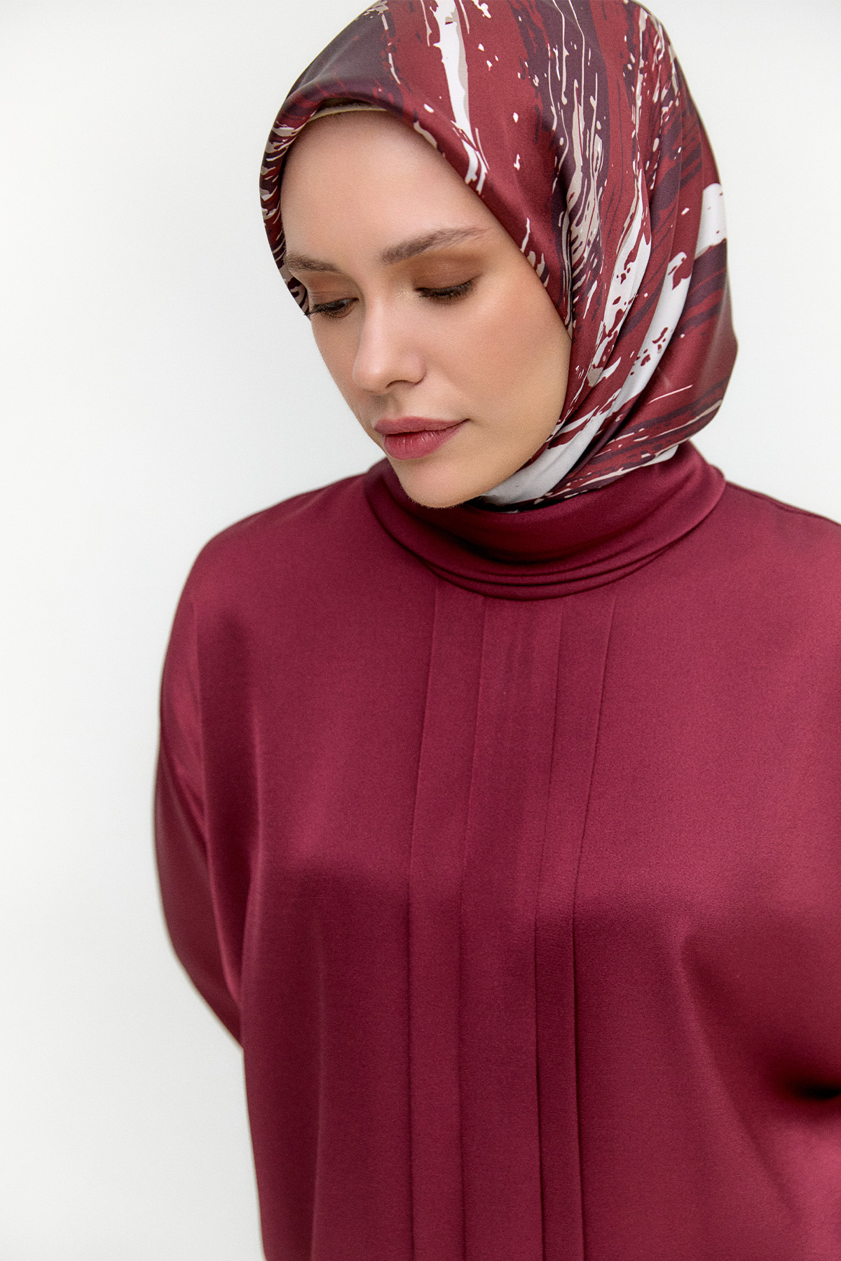 Saten Pilikaşe İkili Takım, Tesettür Giyim