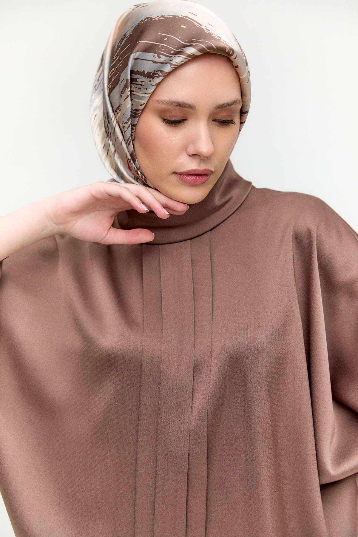 Saten Pilikaşe İkili Takım, Tesettür Giyim