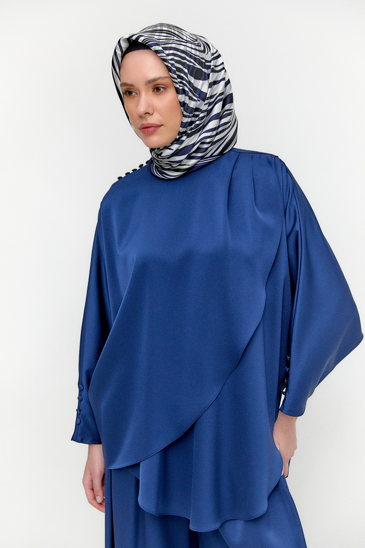 İkili Saten Takım, Tesettür Giyim