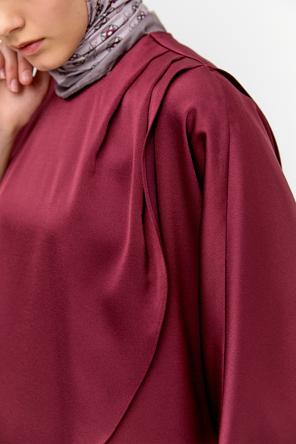 İkili Saten Takım, Tesettür Giyim