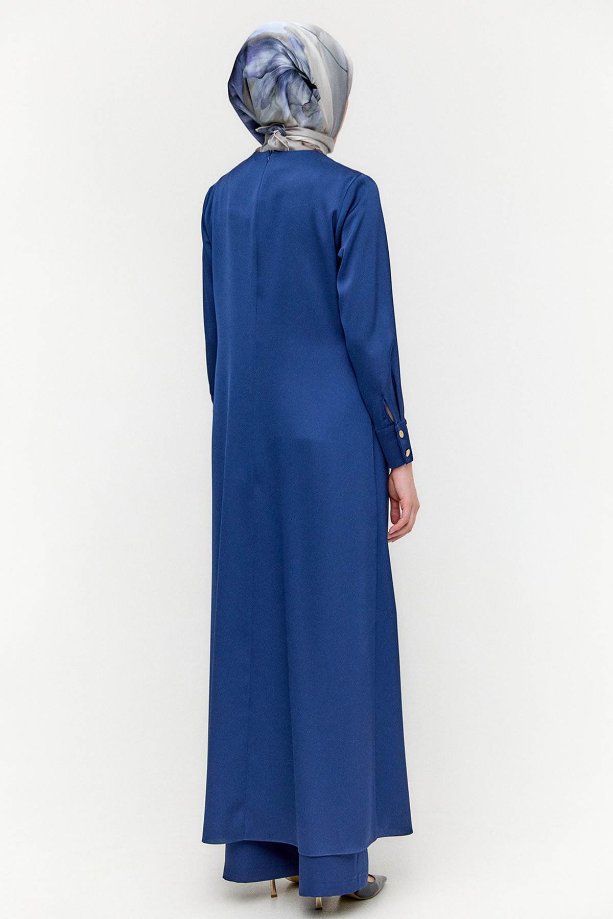 Asimetrik Saten İkili Takım, Tesettür Giyim