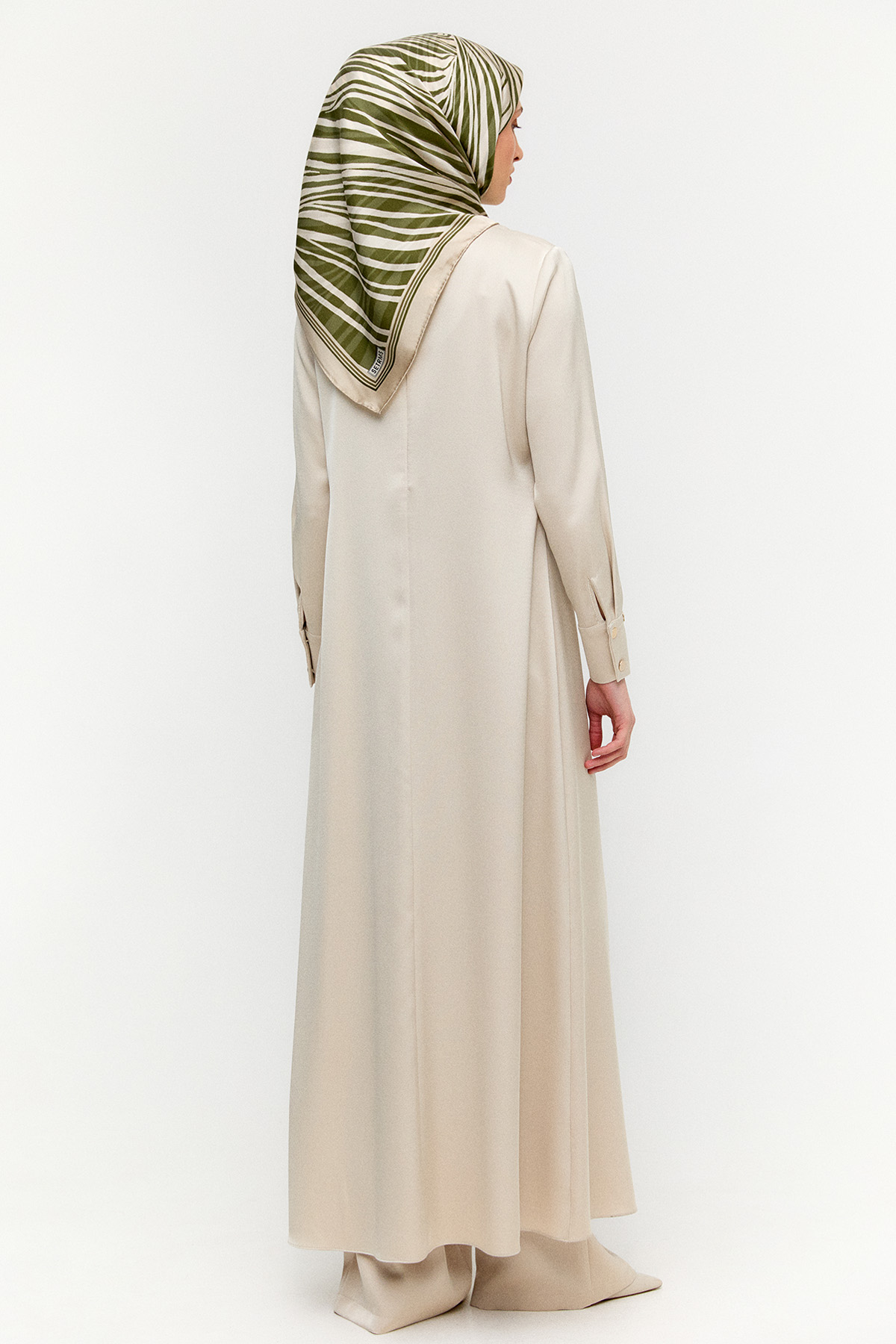 Asimetrik Saten İkili Takım, Tesettür Giyim