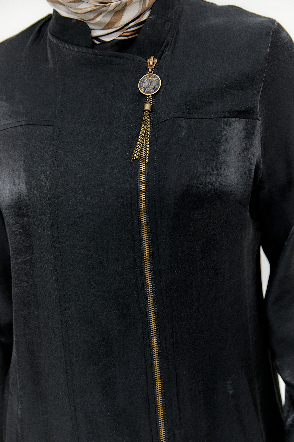 Hakim Yakalı Jakarlı İkili Takım, Tesettür Giyim