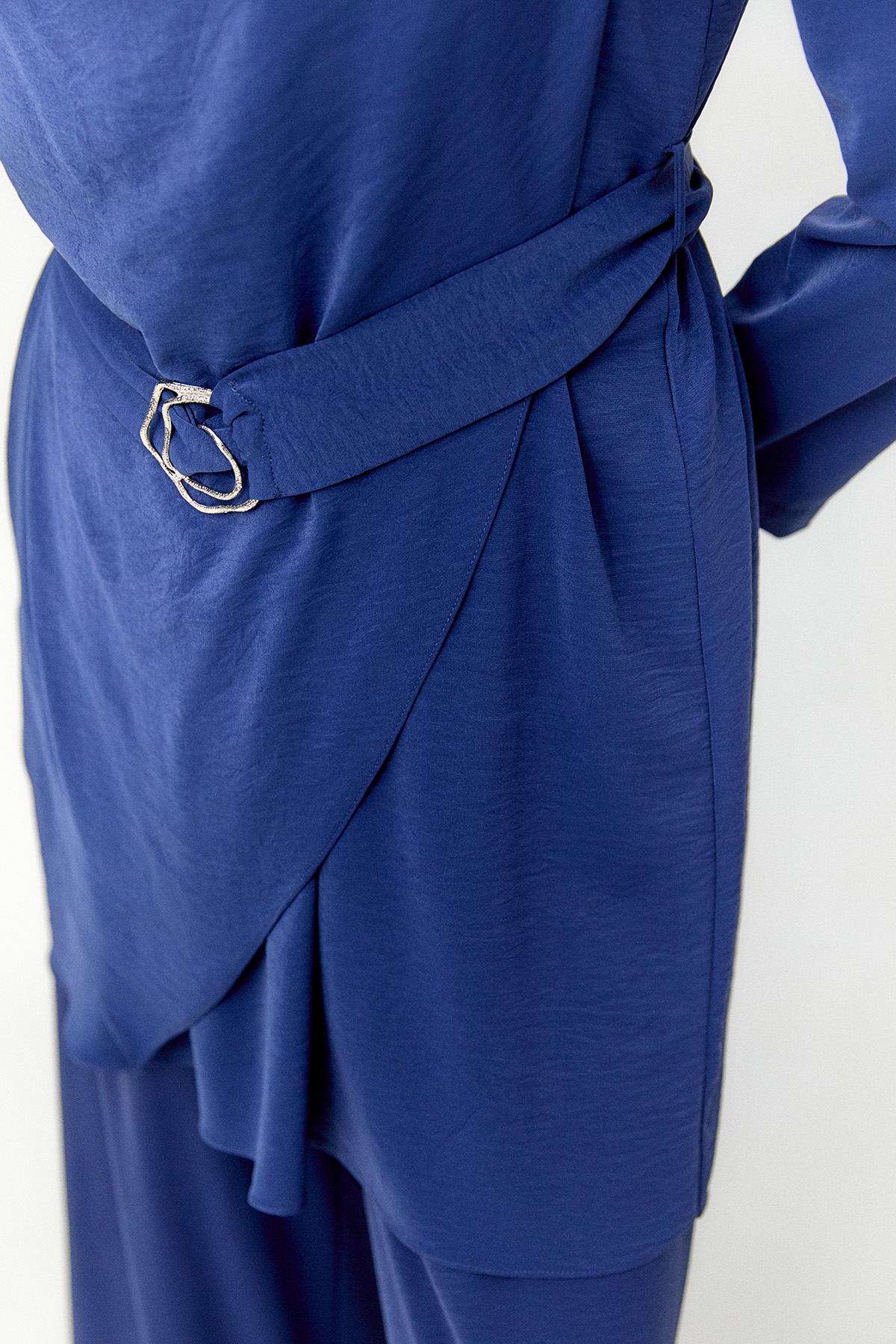 Drapeli Kemerli İkili Takım, Tesettür Giyim