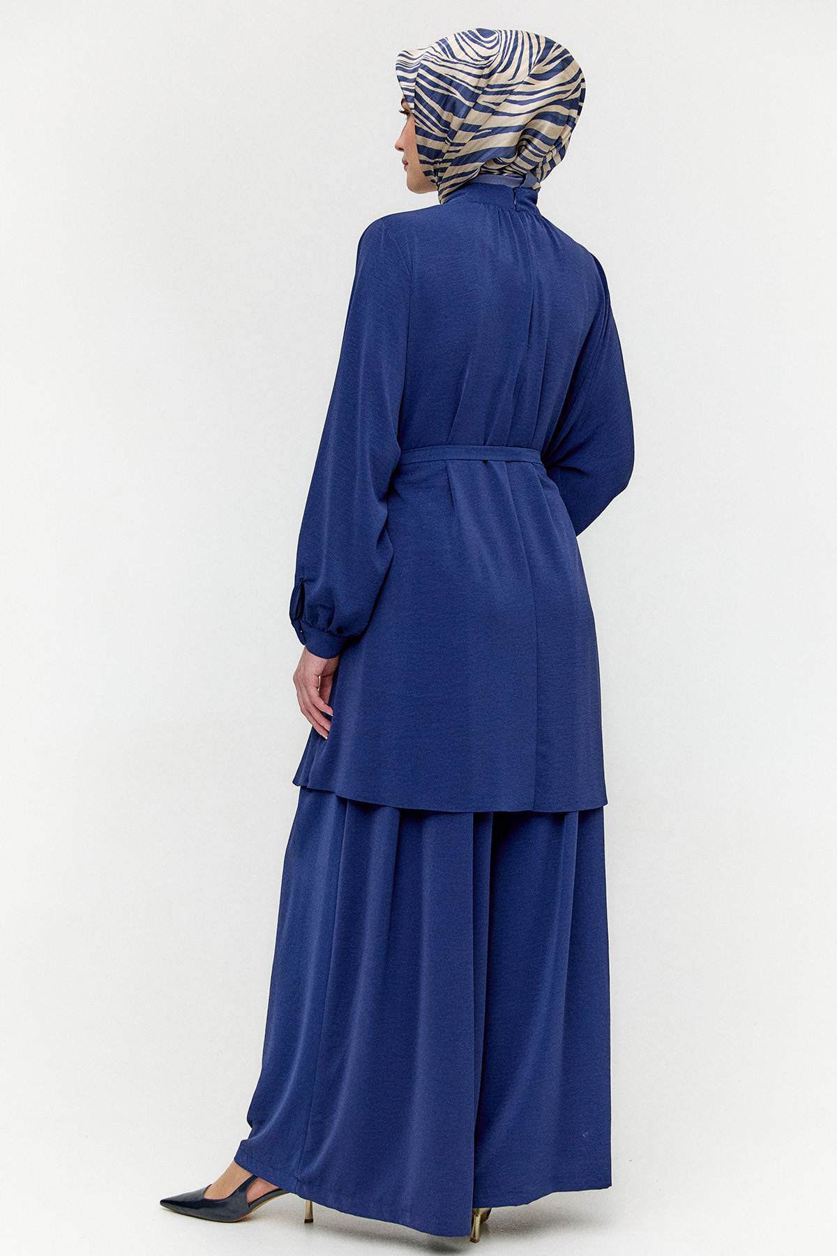 Kuşaklı Oversize İkili Takım, Tesettür Giyim