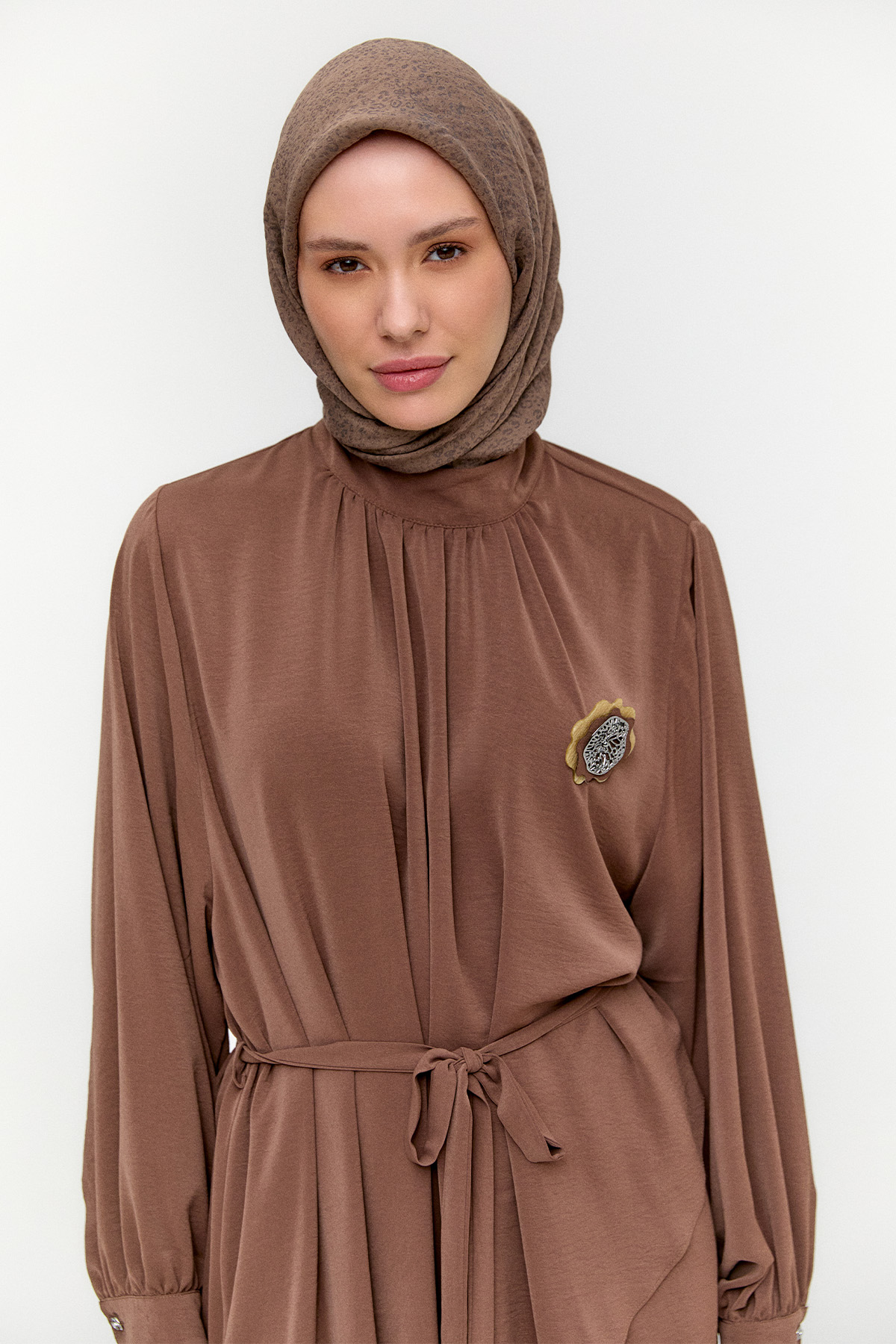 Kuşaklı Oversize İkili Takım, Tesettür Giyim