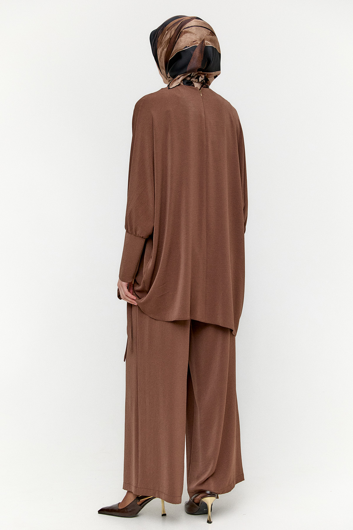 Bağlama Detaylı İkili Takım, Tesettür Giyim