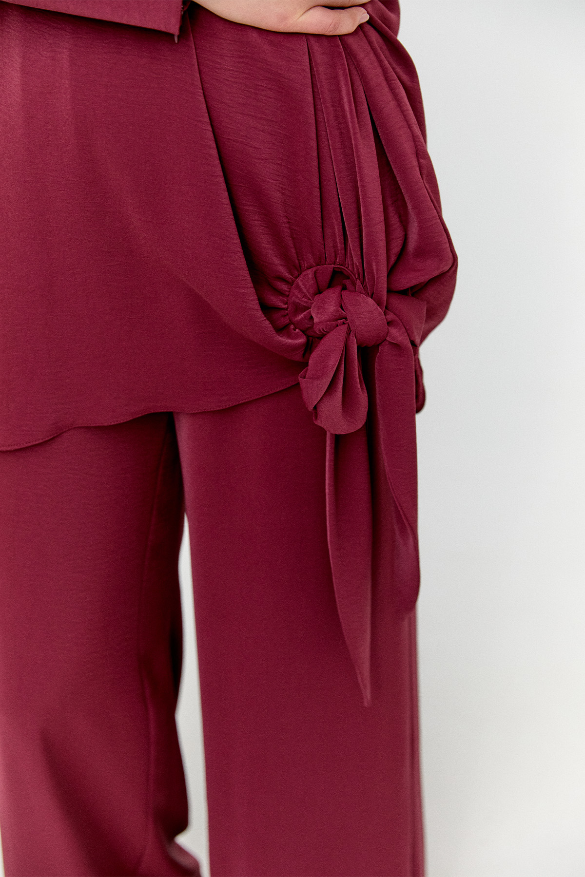 Bağlama Detaylı İkili Takım, Tesettür Giyim