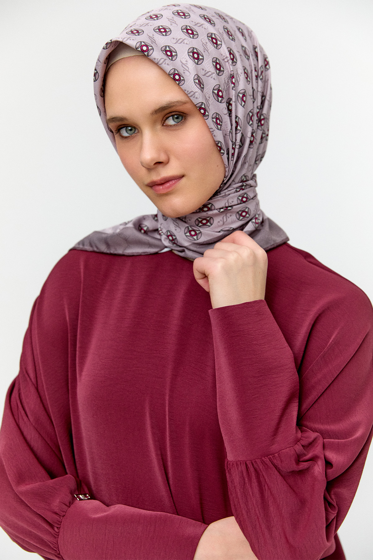 Bağlama Detaylı İkili Takım, Tesettür Giyim