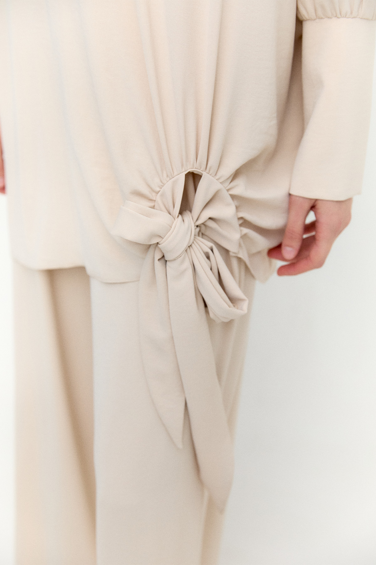 Bağlama Detaylı İkili Takım, Tesettür Giyim