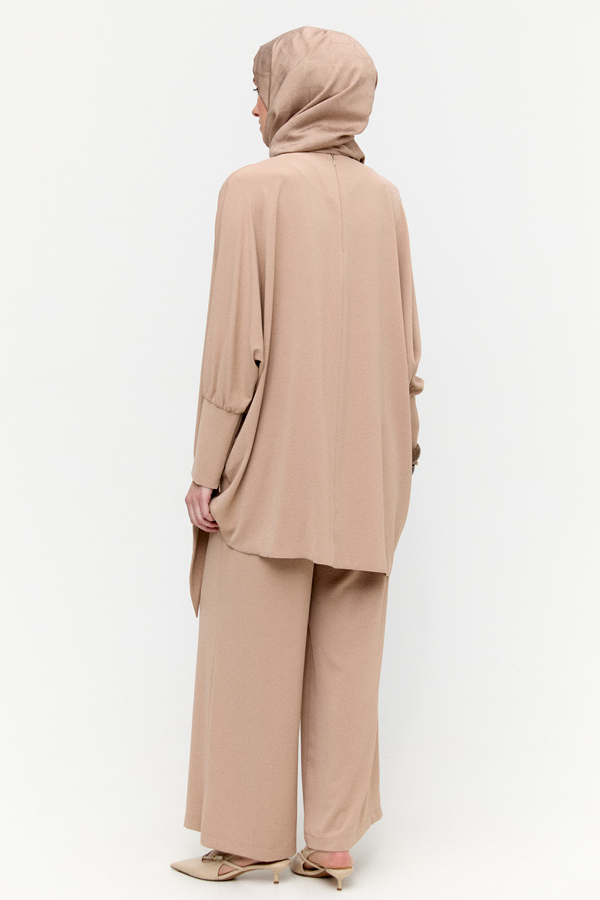 Bağlama Detaylı İkili Takım, Tesettür Giyim